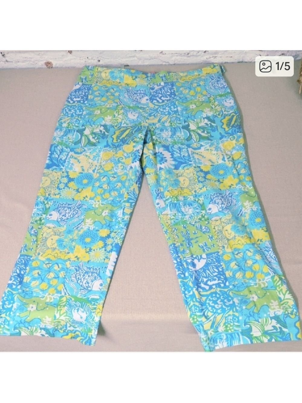 Colorful Patterned Pants Key West Size 14